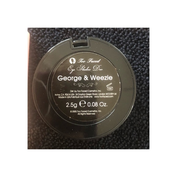 🟡 HP🎉 Too Faced Eyeshadow “George & Weezie”Vintage RARE New In Box - Picture 4 of 5
